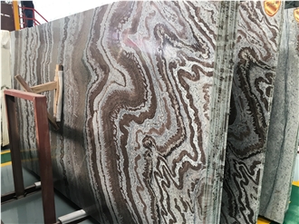 Blue Silk Sea Wave Marble Slabs
