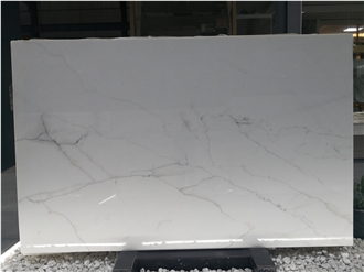 Calacatta Lincoln White Marble Slabs