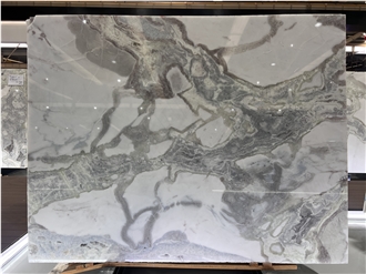 Caribbean Island Marble, Oyster White Marble Slabs