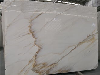 China Han White Pure White Marble Slabs
