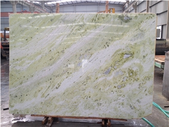 China Light Green/Chinese Emerald Green Marble Slabs