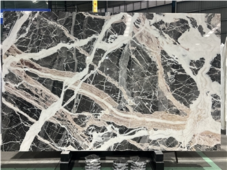 Luxury Romantic Grey Marble Slabs