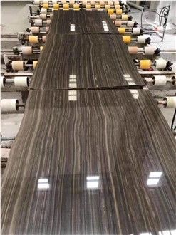 Obama Wood Brown Marble Slabs