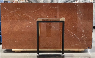 Rojo Coralito Red Marble Slabs