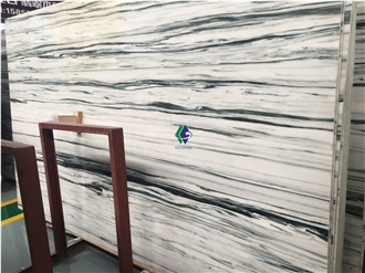Wooden Jade White Marble Slabs