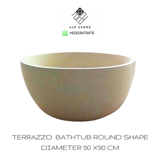 A2Z  Bathtub Terrazzo Solid Surface Bath Tub