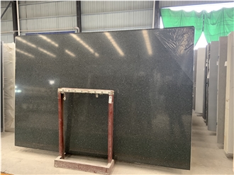 Black Crystal Terrazzo Slabs, Floor Tiles