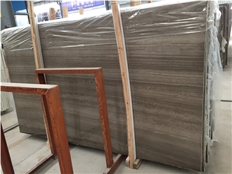 Coffee Wooden Brown Vein Marble Slabs