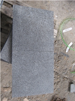 G684 Black Basalt Flamed Tiles