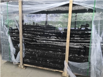 Silver Portoro Marble Big Slabs Floor Tile