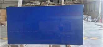 Blue White Sparkle Engineered Quartz Slabs