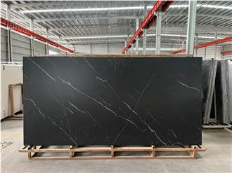 Black Marquina Sintered Stone Slabs