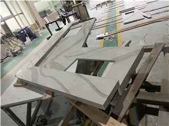 Calacatta Quartz Kitchen Countertops