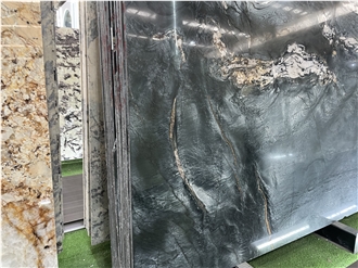 Mica Green Brazil Quartzite Slabs