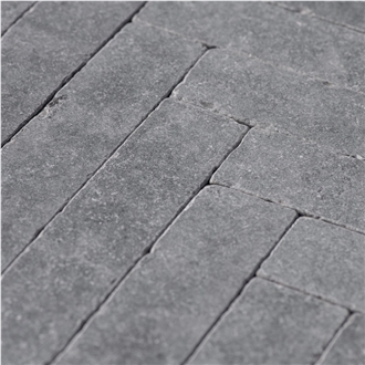 London Grey Limestone Brushed Tiles