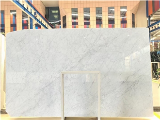 Bianco Carrara Marble Slab Tiles For Floor And Wall