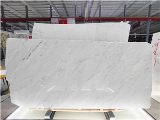 Carrara White Marble Slab Tiles For Floor And Wall