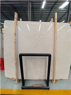 Crema Uno Polish Finished Marble Slab Tiles