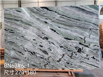 Dedalus Green Marble Slab Luxury Stone Tiles