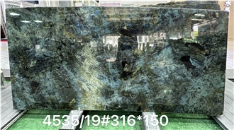 Labradorite Blue Marble Slab Tiles For Background Wall