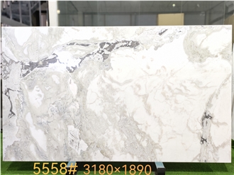 Namibia Dover White Polished  Marble Slab For Wall Tiles