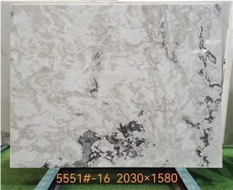 New Arrival Dover White Marble Slab Tiles For Wall Cladding