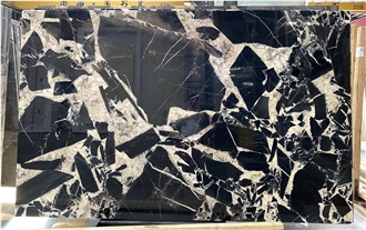 Turkey Bvlgari Black Napoleon Black Marble Slab Tiles