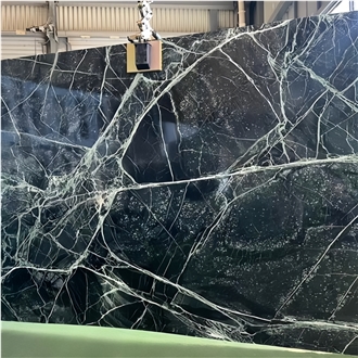 Verde Alpi Masrble - Prada Green Marble Polished Slab Tiles