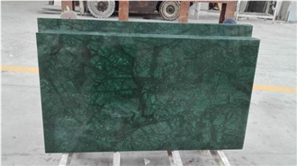 Big Flower Green Marble Slabs