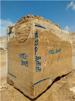 Persian Lemon  Travertine Rough Blocks