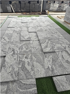 Viscount White Grey Granite Floor Tiles