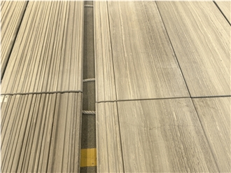 Wooden White Grooved Surface Slab Wall And Floor Tiles