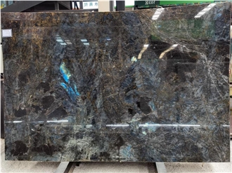 Blue Labradorite Granite Slabs For Closet Coffee Table