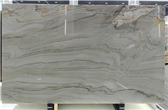 Fusion Gold Quartzite Slabs For Wall And Flooring