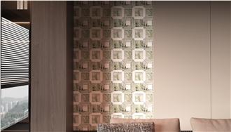 Modern Design Green Mosaic Tiles For Bathroom Wall