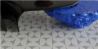 Square Marble Mosaic Tiles For Wall, Floor, Pool Decoration