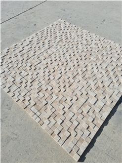 3D Travertine Mosaic Tiles