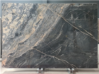 Nero Picasso Marble Slabs