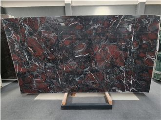 Teos Black Marble Slabs