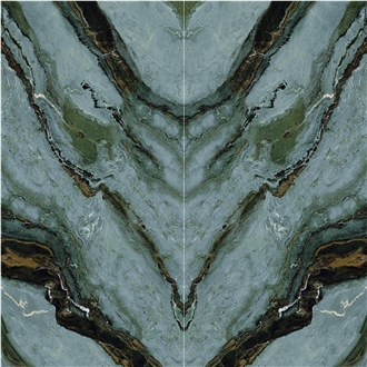 China Dreaming Green Polished 12Mm Sintered Stone Slabs