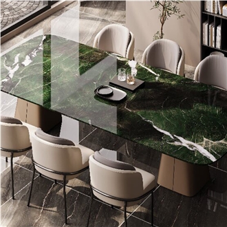 Verde Saint Denis Sintered Stone Table Tops