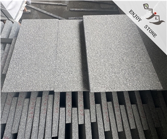Atlantic Grey Granite Tiles Flamed Finish