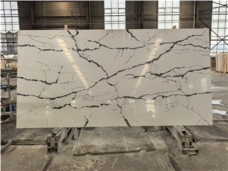 Quartz Slab Artificial Stone Slabs Hot Sale Pattern 6077
