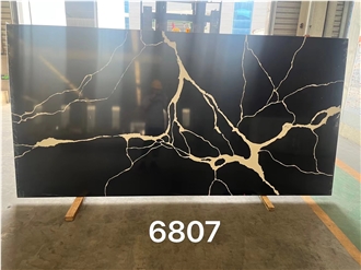 Quartz Slab Artificial Stone Slabs Hot Sale Pattern 6807