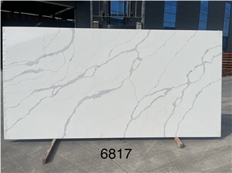 Quartz Slab Artificial Stone Slabs Hot Sale Pattern 6817