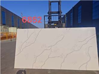 Quartz Slab Artificial Stone Slabs Hot Sale Pattern 6852
