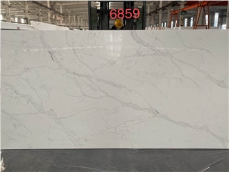 Quartz Slab Artificial Stone Slabs Hot Sale Pattern 6859