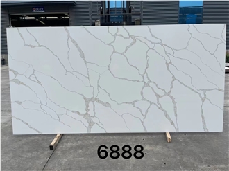 Quartz Slab Artificial Stone Slabs Hot Sale Pattern 6888