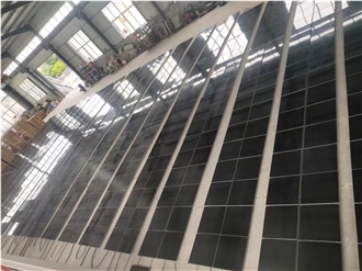 Beautiful Absolute Black Sapphire Granite Slabs