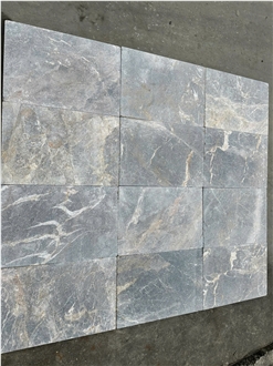 Multicolor Marble Orange Tones Grey Tiles